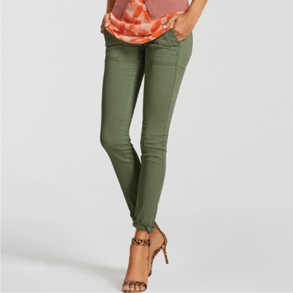 CAbi Olive Skinny Pants